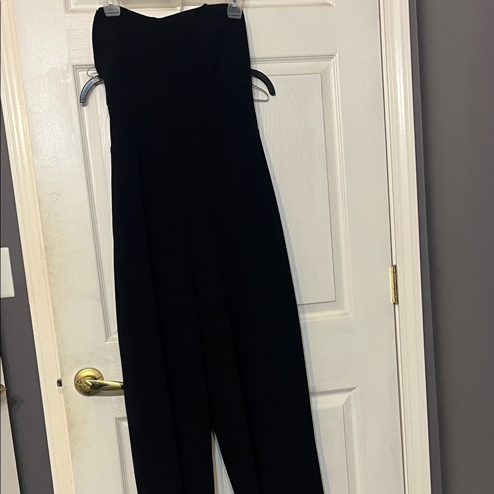 Xhilaration Black Strapless Jumpsuit